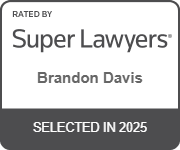 Rated By Super Lawyers | Brandon Davis | Selected In 2025